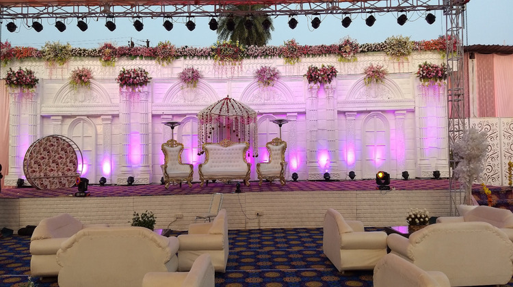 hotel shanvi landmark panna banquet stage